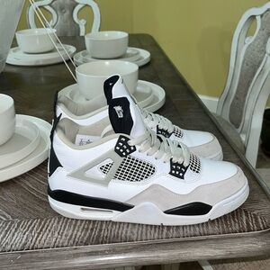 Jordan White and Black Sneakers